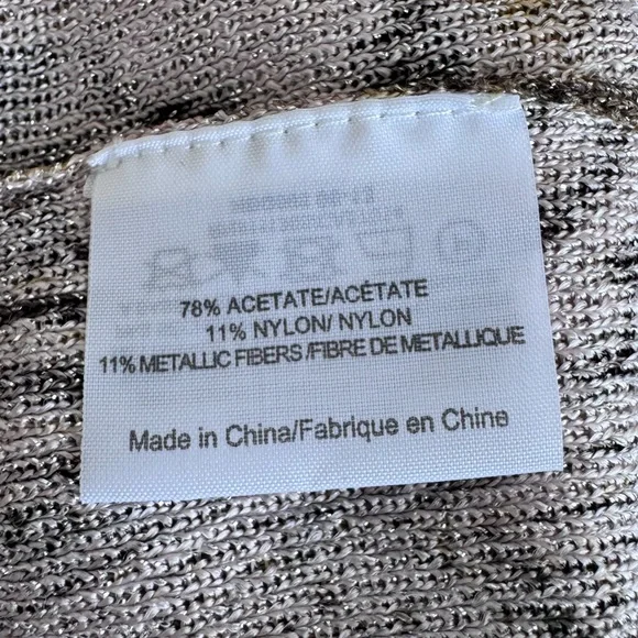 Tory Burch Tilly Skirt Womens Large Metallic Brown Tapestry‎ Floral Pleated Rib - Picture 5 of 7